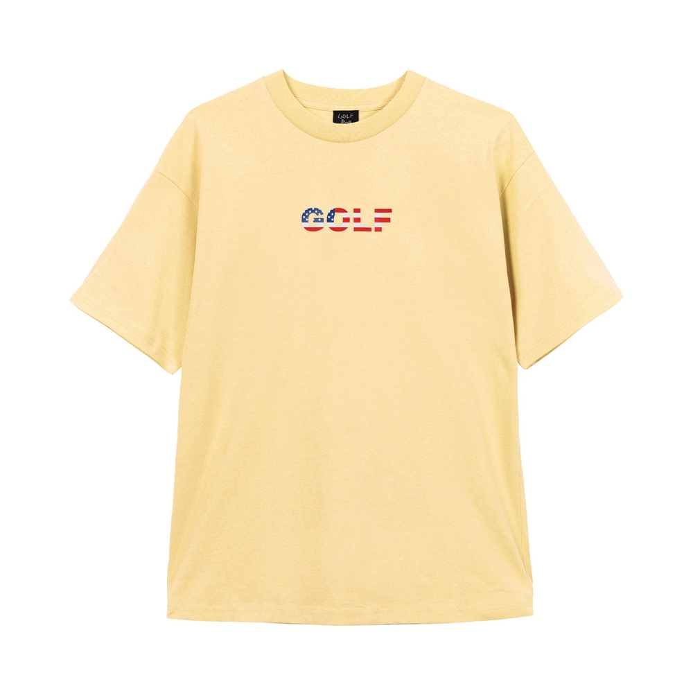 AMERICAN GOLF LOGO TEE Yellow