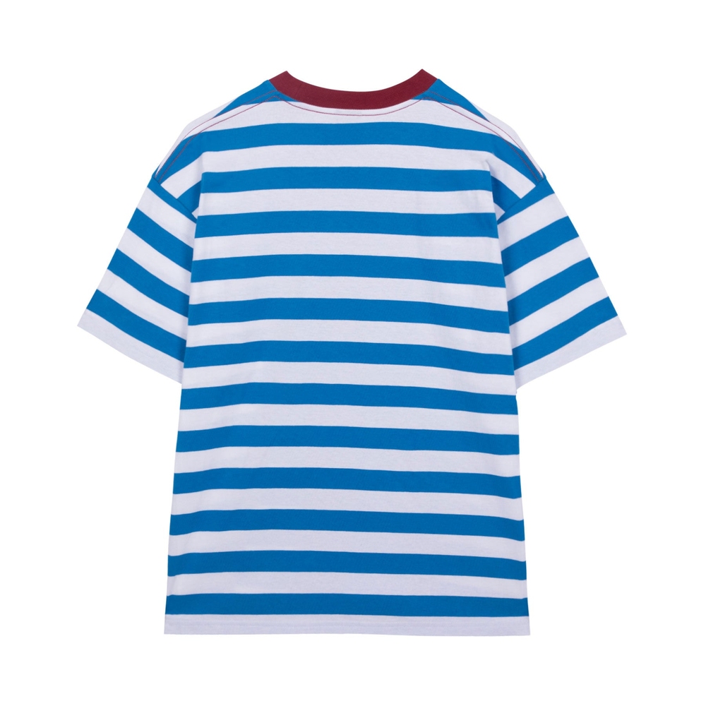 KILLCAT STRIPE TEE Blue/White