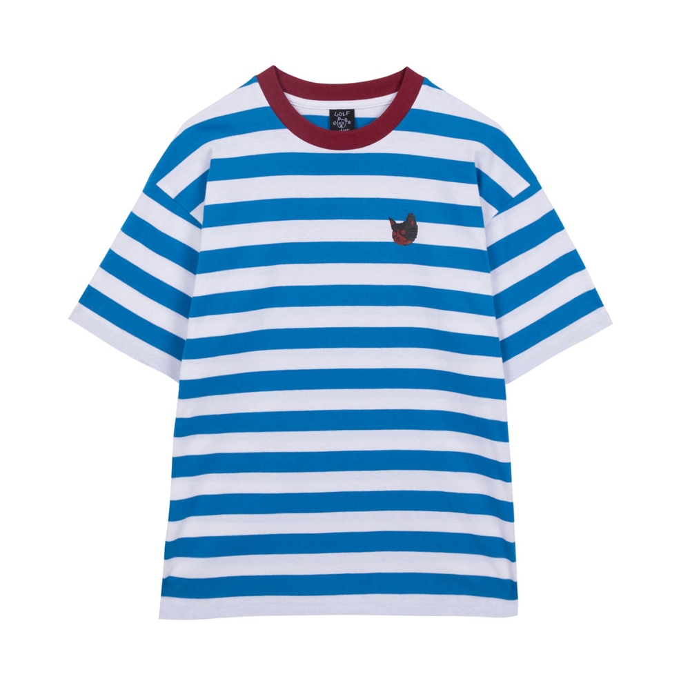 KILLCAT STRIPE TEE Blue/White