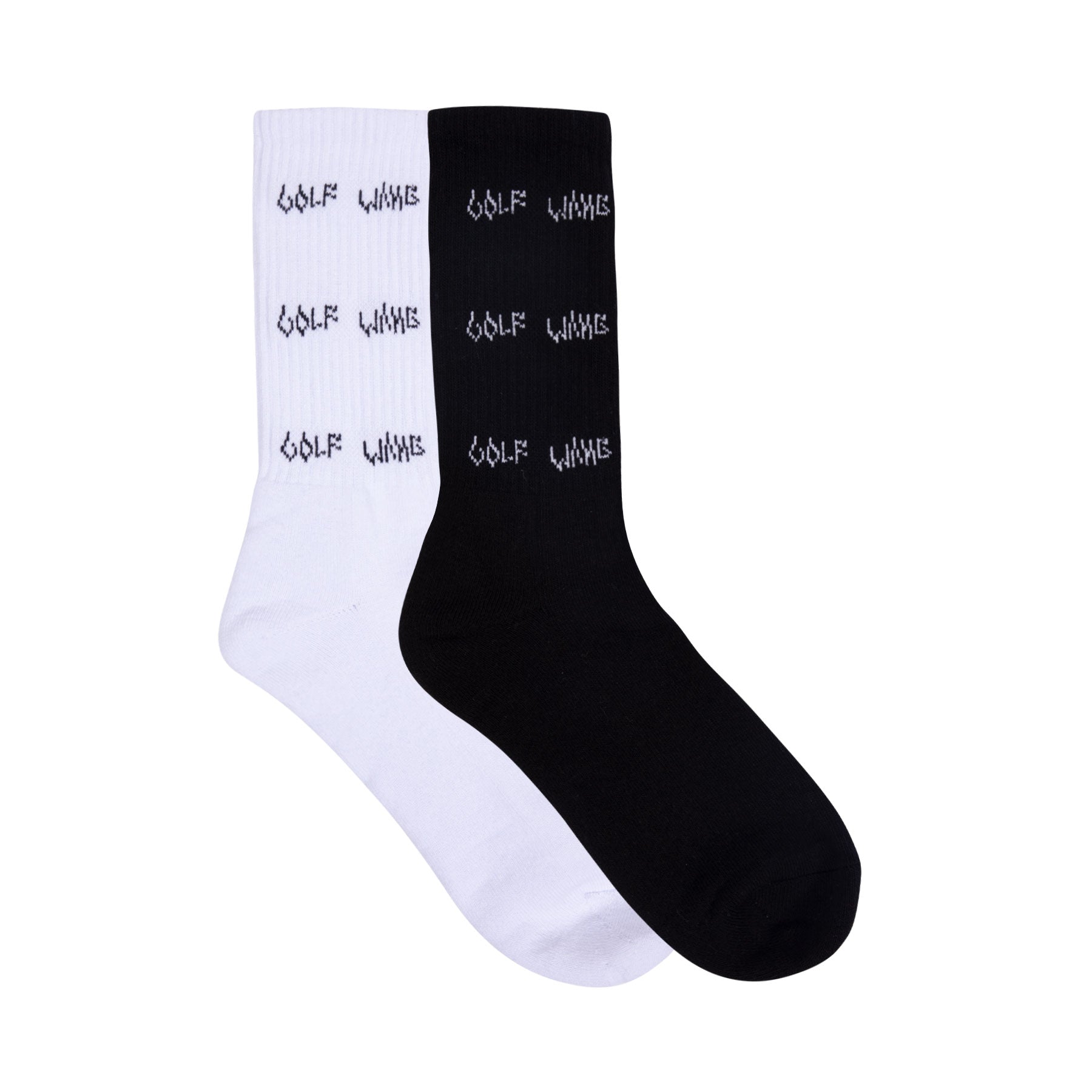 Boxcutter Socks 2pk White/Black - 10 Year Anniversary 2023 - Golf Wang