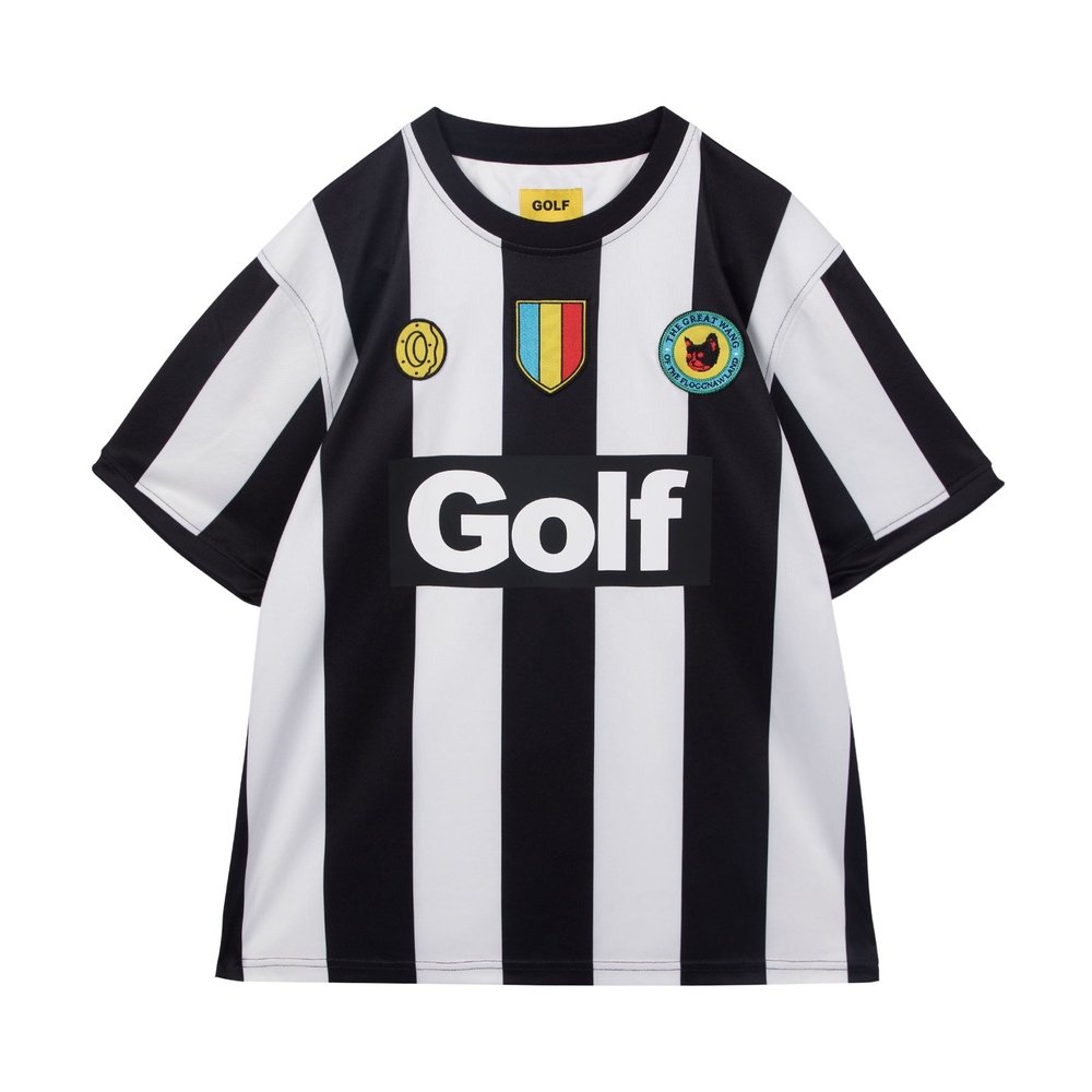 GOLF SOCCER JERSEY Black/White