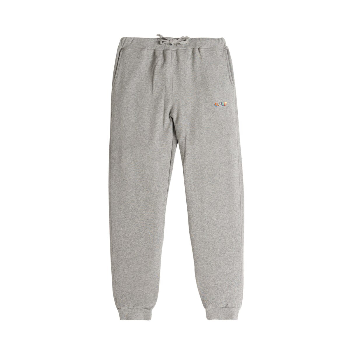 Golf 3d Mini Logo Sweatpants Heather Grey - Autumn 2020 - Golf Wang