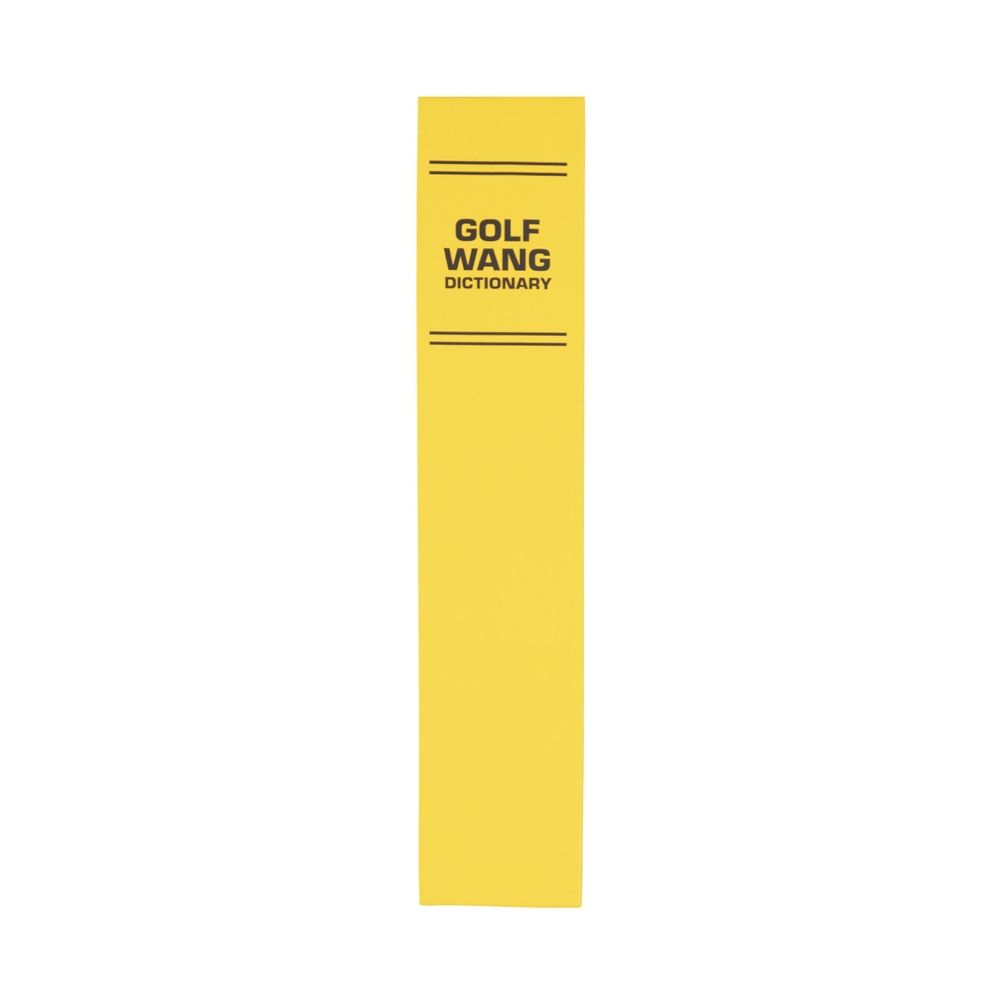 GOLF DICTIONARY STASH Yellow/Black