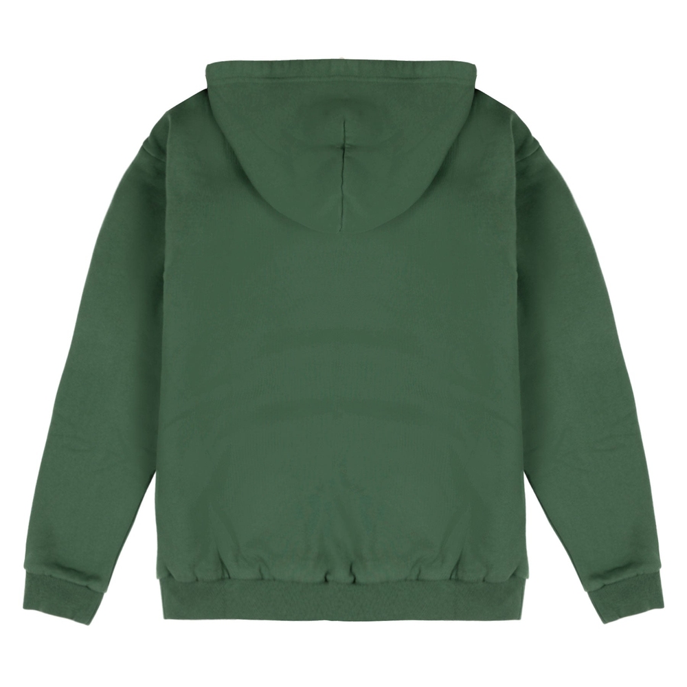 THERMAL LINED ZIP HOODIE Green