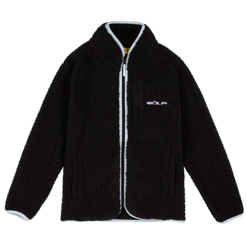 SHERPA FLEECE JACKET Black