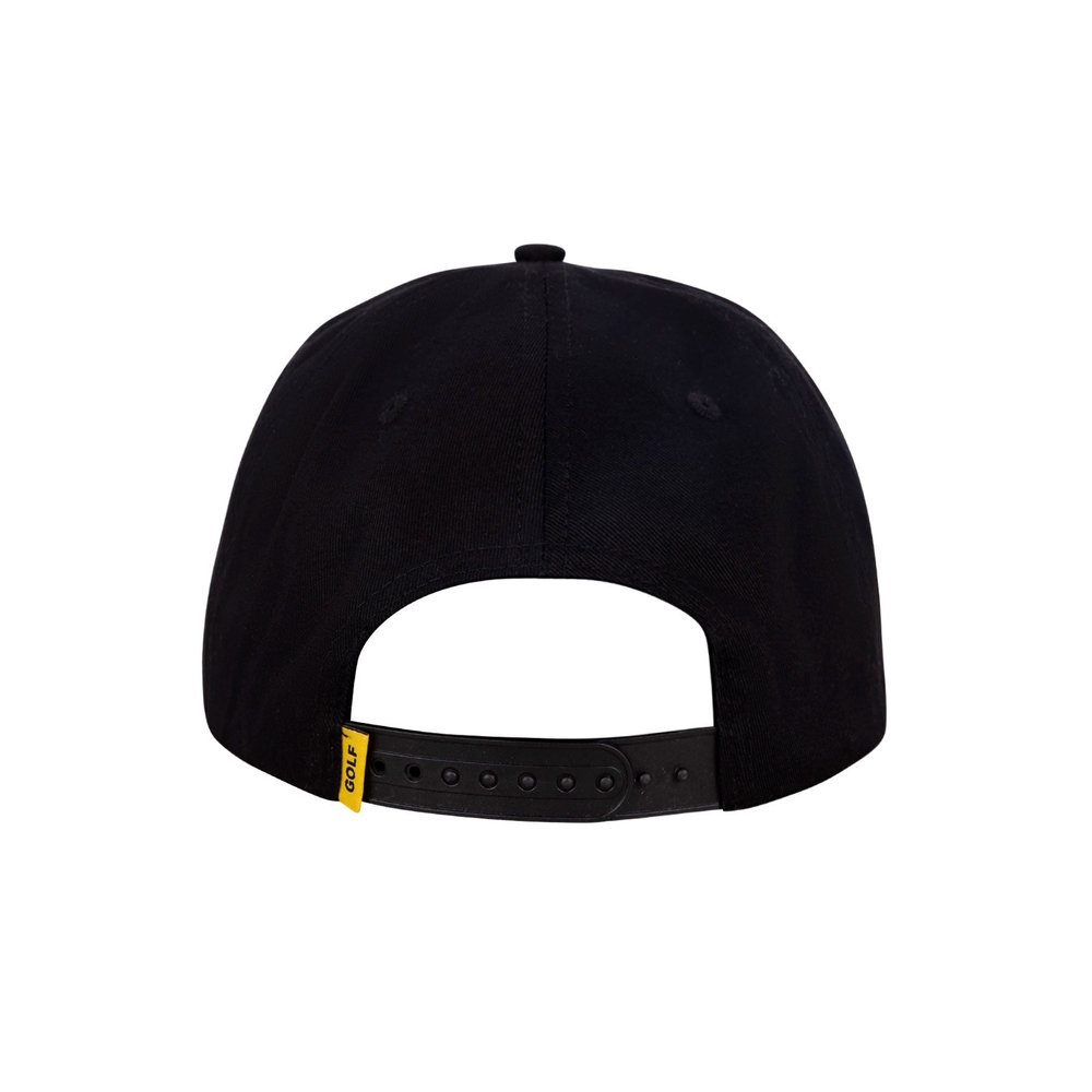 G-WING 5 PANEL SNAPBACK Black