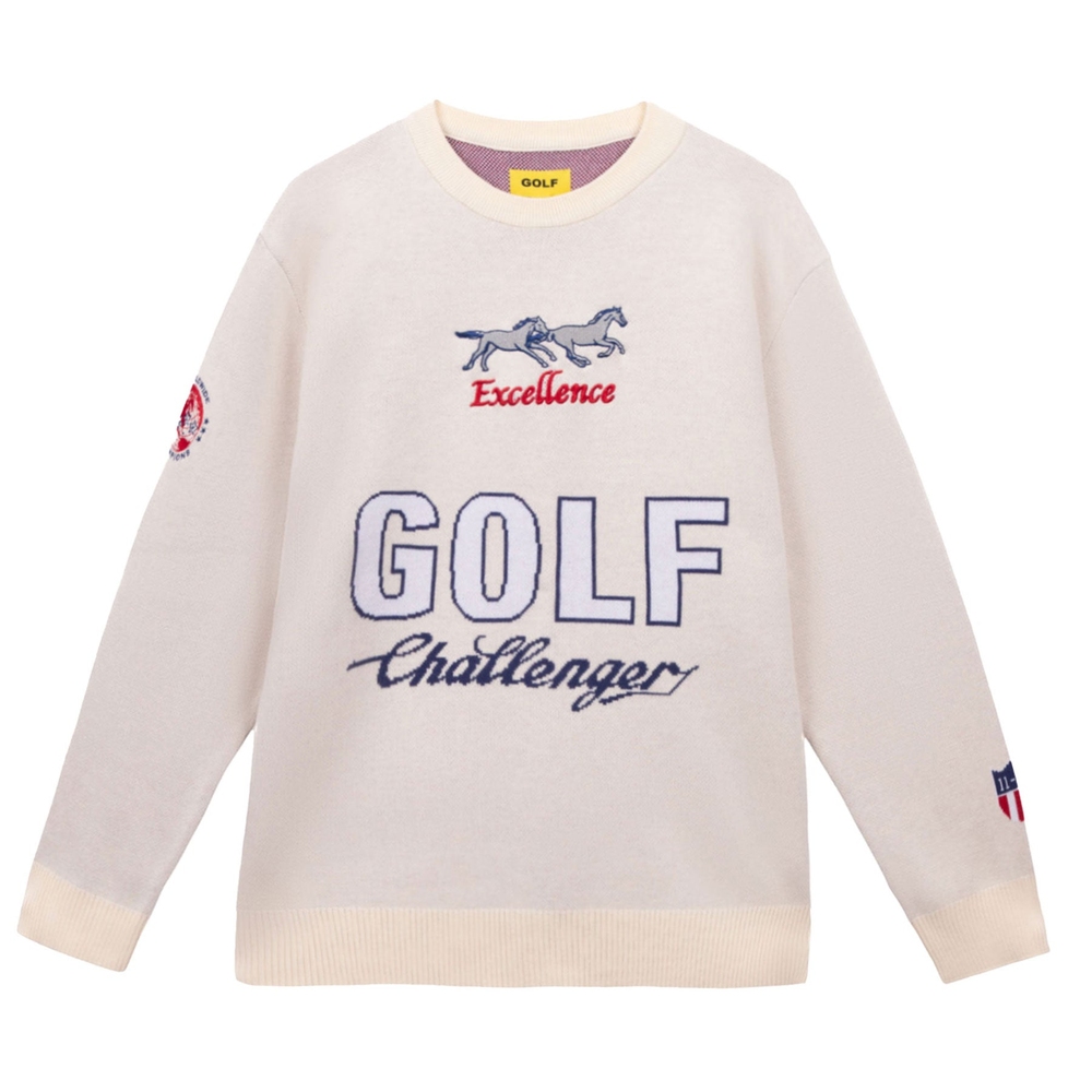 GOLF CHALLENGER SWEATER Ivory Combo