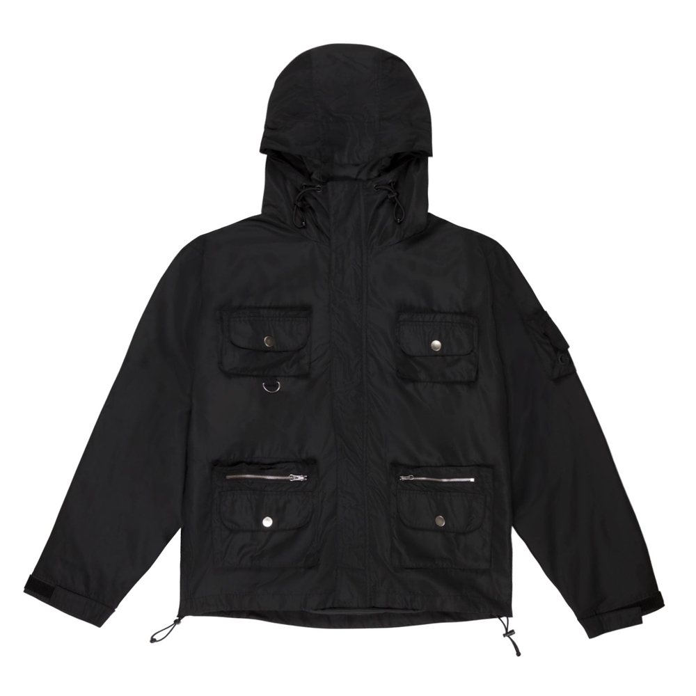 UTILITY CARGO SHELL JACKET Black