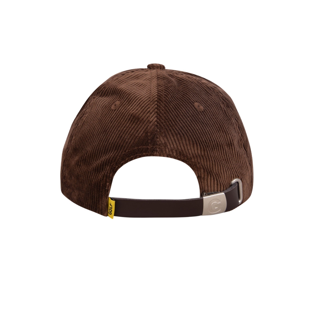 CORDUROY G LOGO 6 PANEL HAT Brown