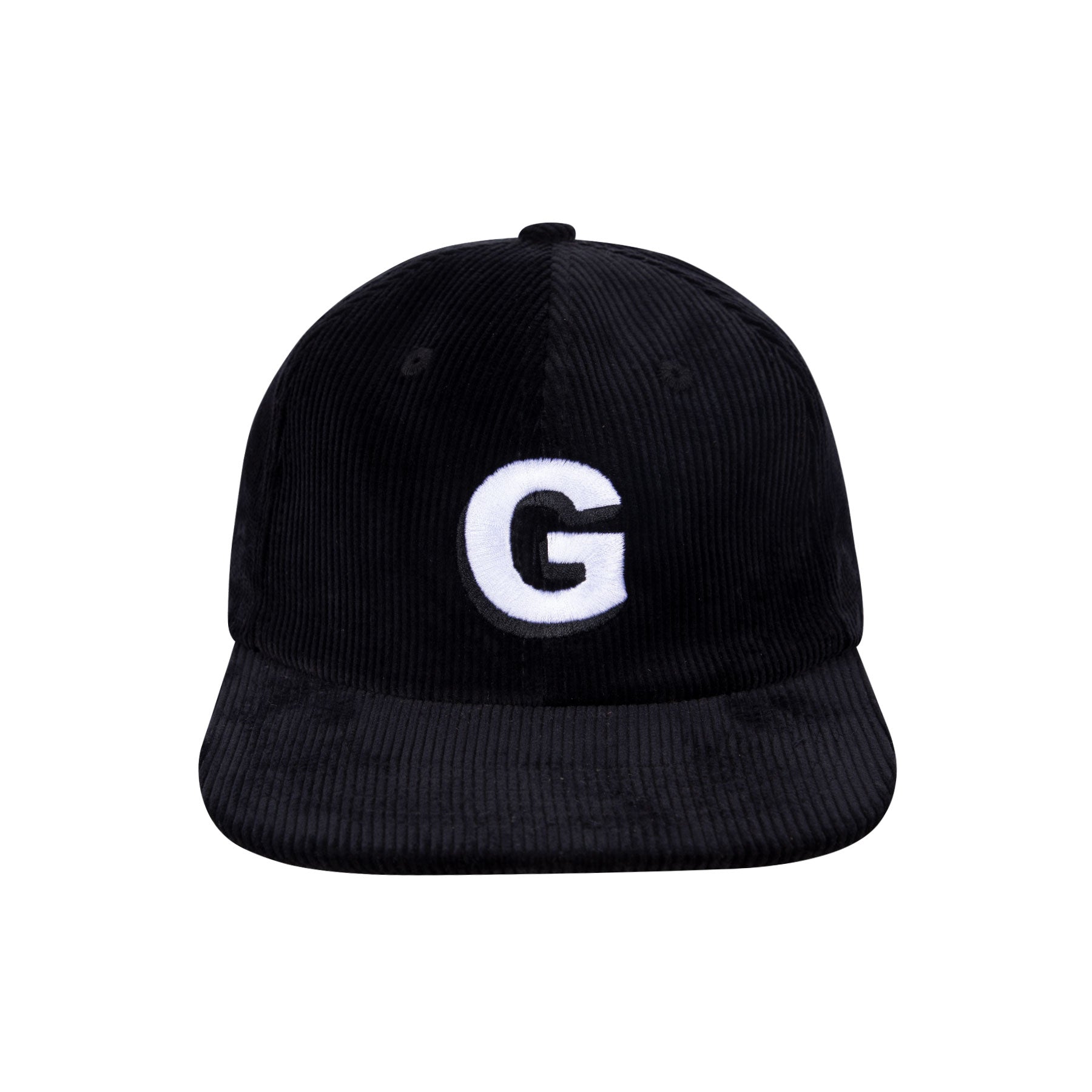 Corduroy G Logo 6 Panel Hat Black - fall/winter 2023 - Golf Wang