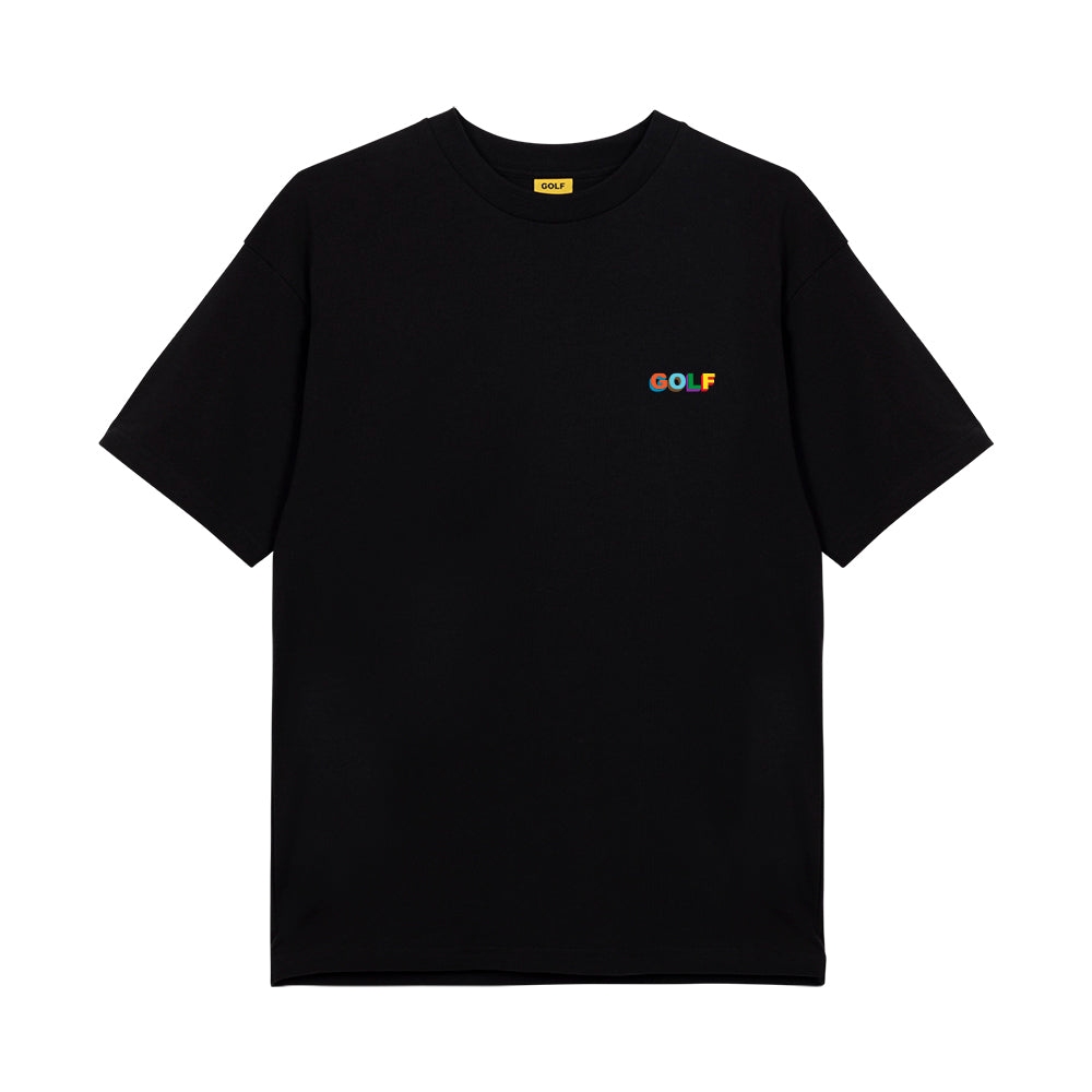 Multi 3d Small Logo Tee Black - Camp Flog Gnaw 2023 - Golf Wang