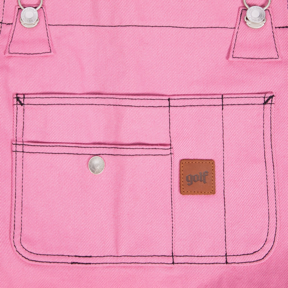 CONTRAST STITCH OVERALL Pink