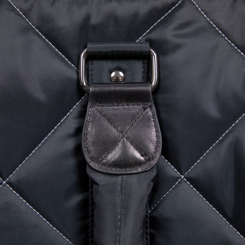 DIAMOND QUILTED DUFFLE Black