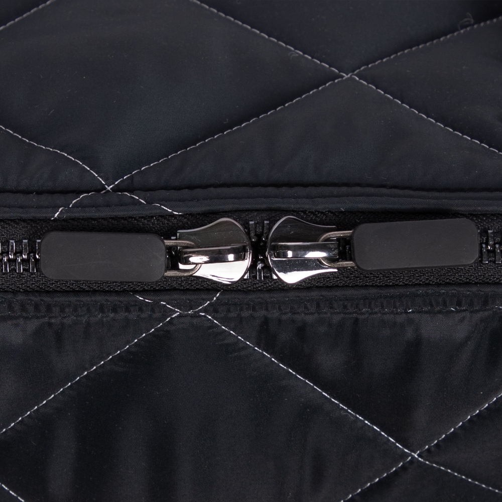 DIAMOND QUILTED DUFFLE Black