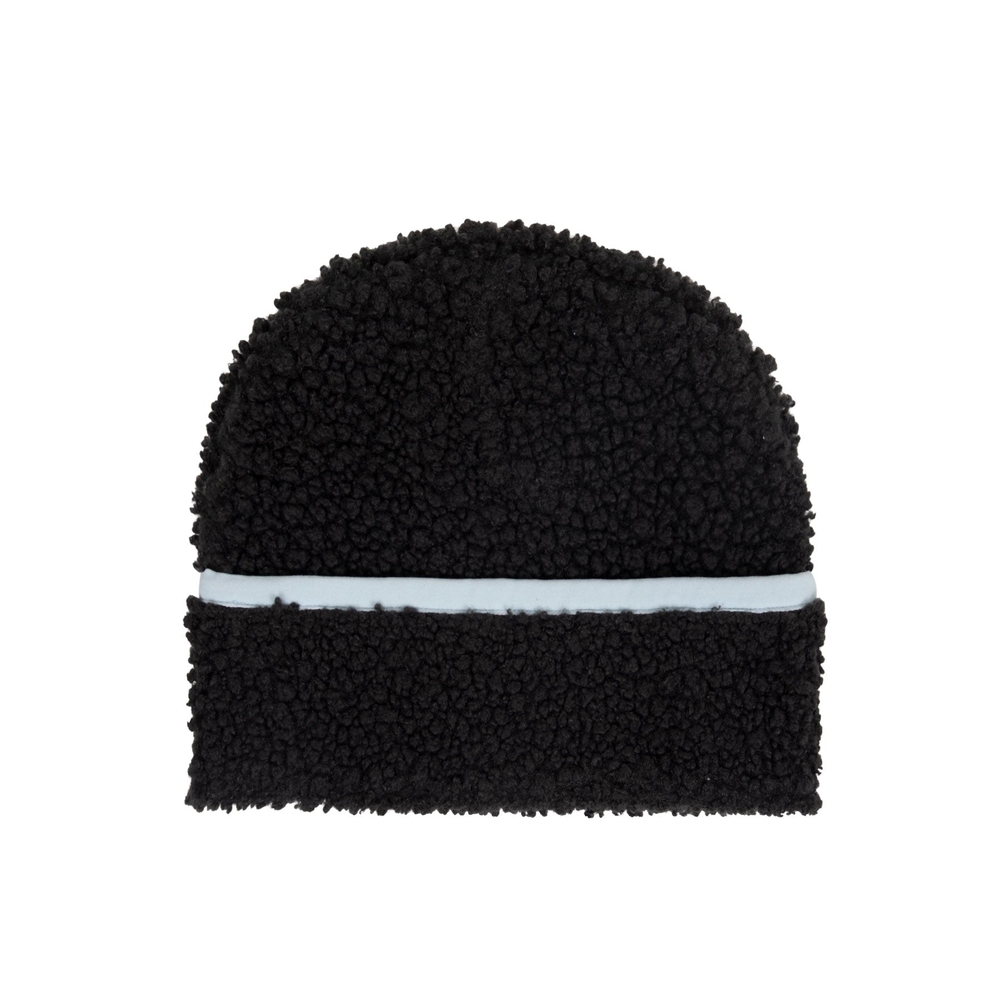 SHERPA FLEECE BEANIE Black