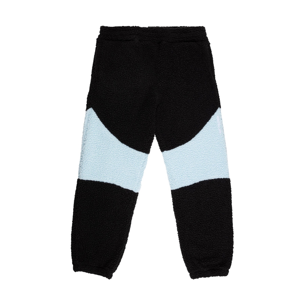 SHERPA FLEECE BLOCK PANT Blue