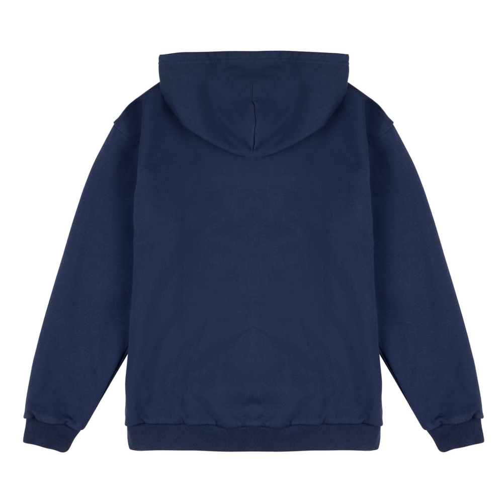 THERMAL LINED ZIP HOODIE Navy