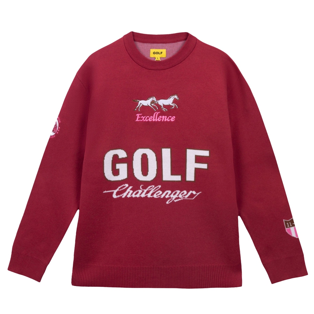 GOLF CHALLENGER SWEATER Red Combo