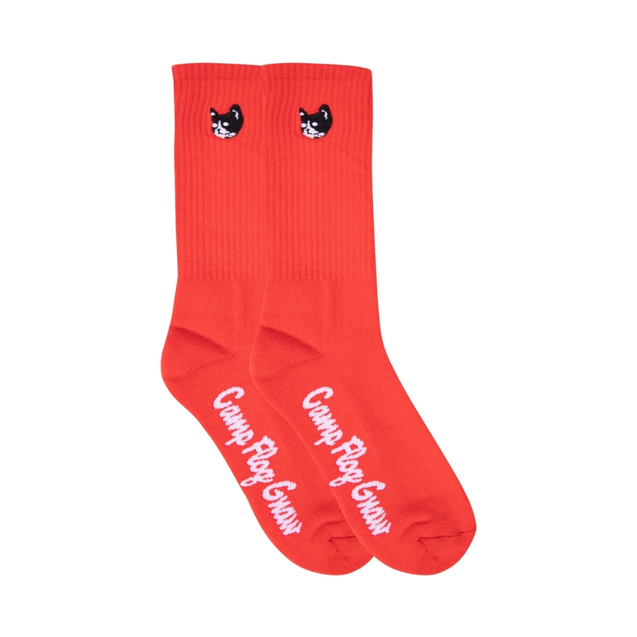 CFG MERCH KILL CAT SOCK Coral