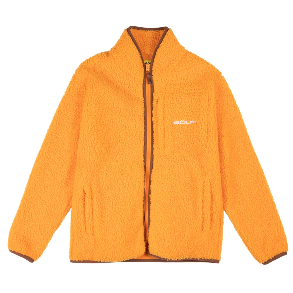 SHERPA FLEECE JACKET Orange