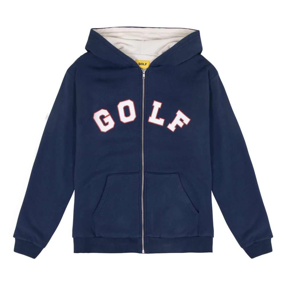 THERMAL LINED ZIP HOODIE Navy