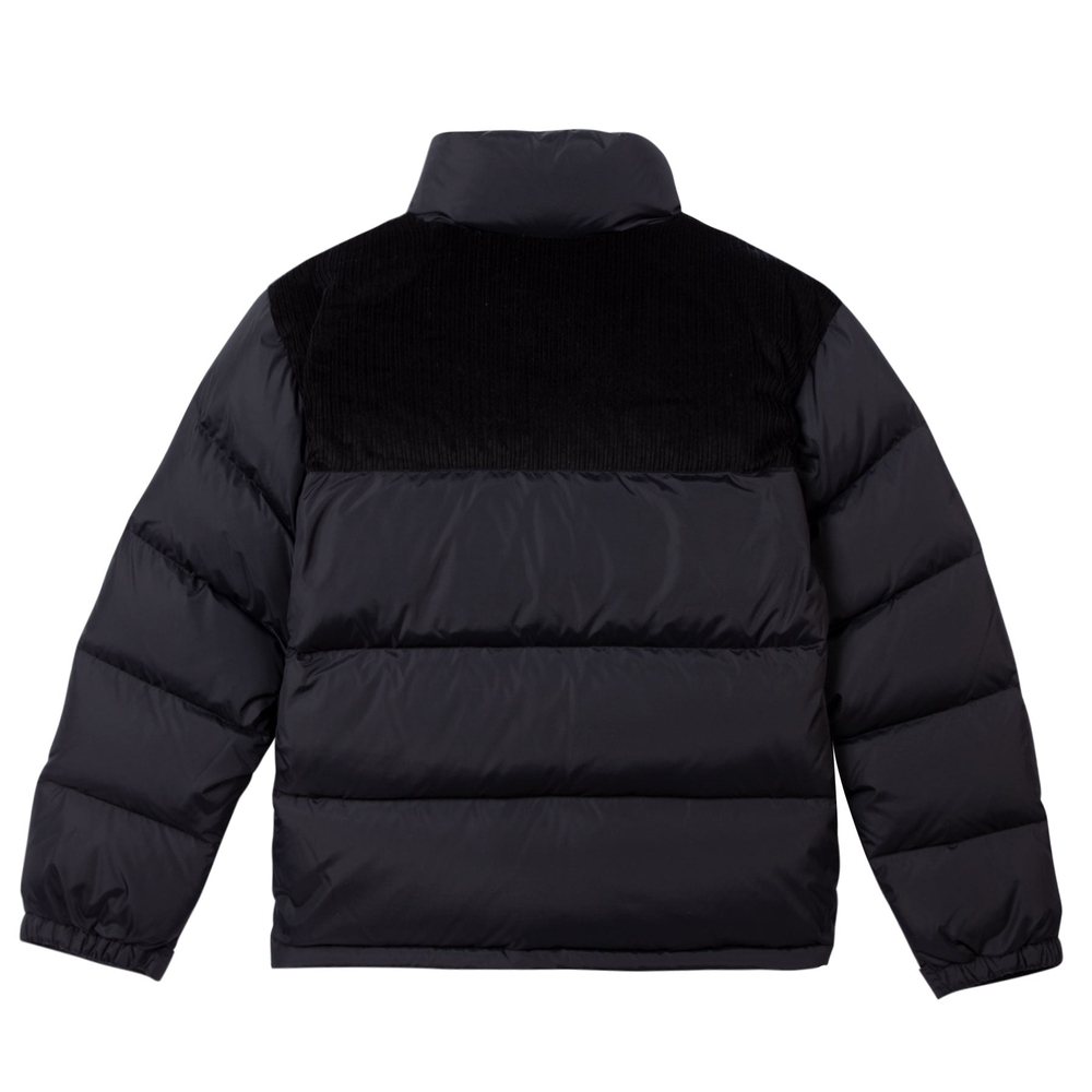 CORDUROY YOKE DOWN JACKET Black