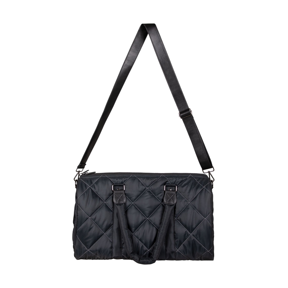 DIAMOND QUILTED DUFFLE Black