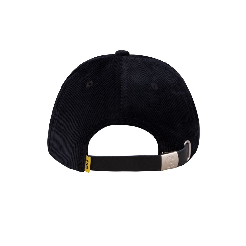 CORDUROY G LOGO 6 PANEL HAT Black