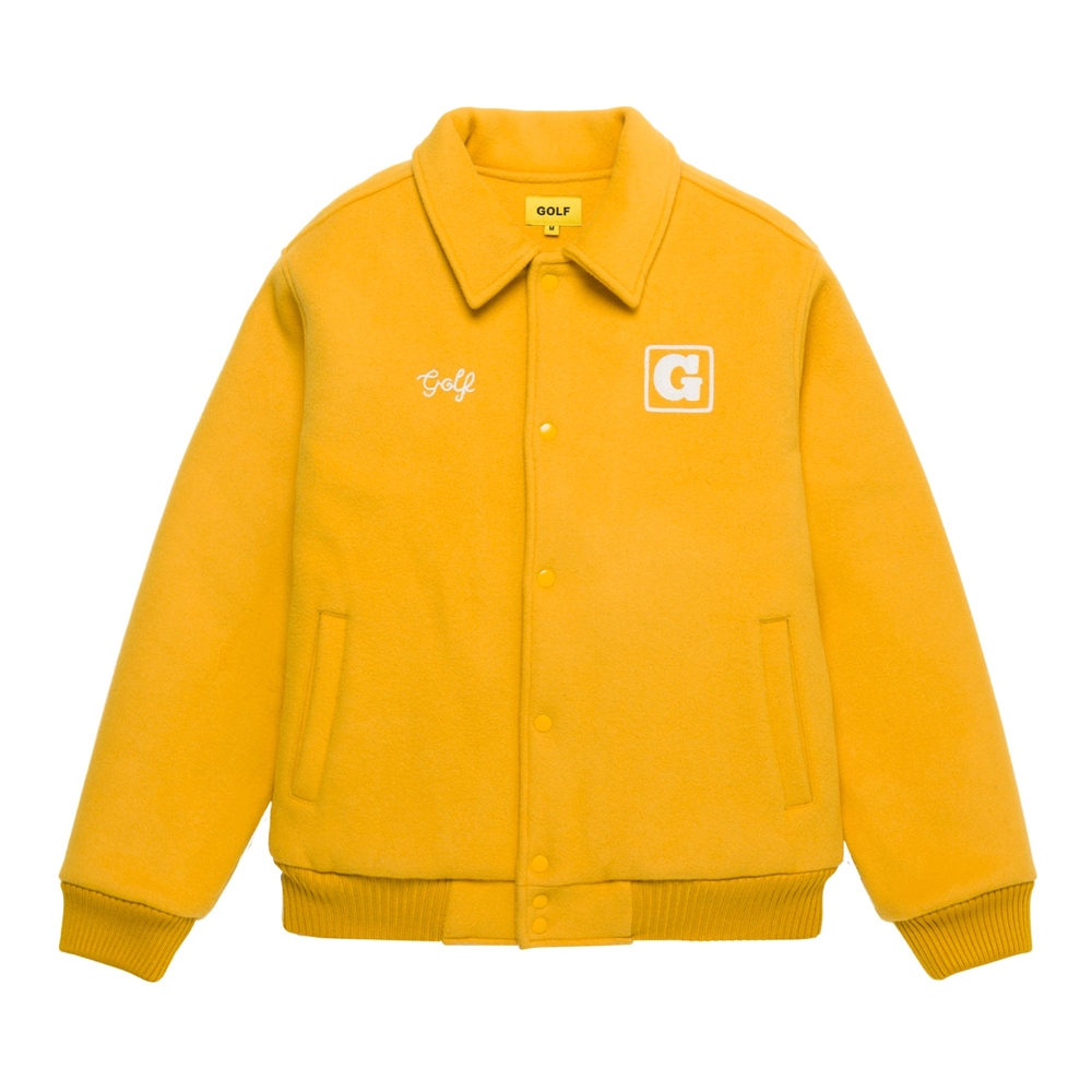 GOLFMATIC WOOL BOMBER Yellow