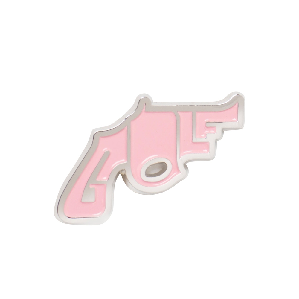 SNUB NOSE ENAMEL PIN Pink