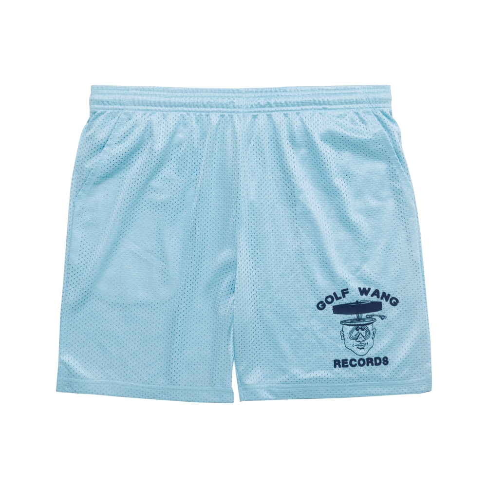 GOLF WANG RECORDS MESH SHORTS Lt Blue