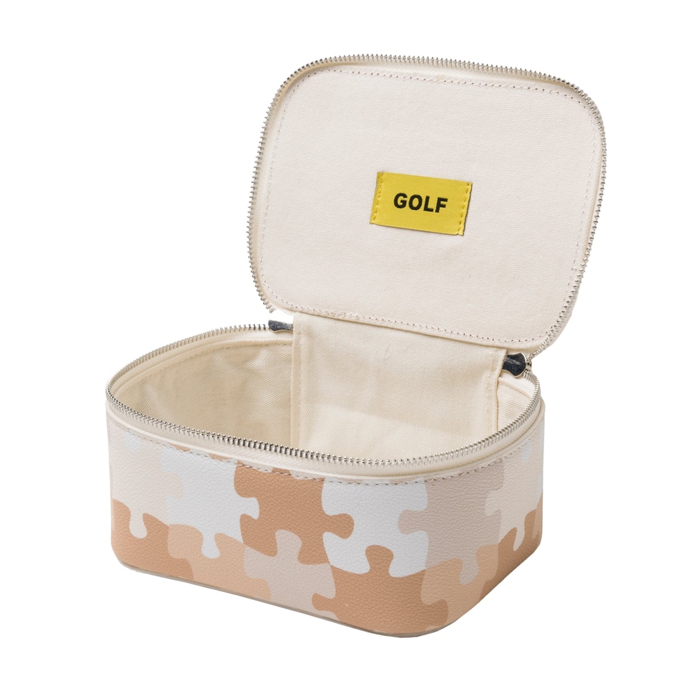 PUZZLE CAMO TOILETRY BAG Ivory