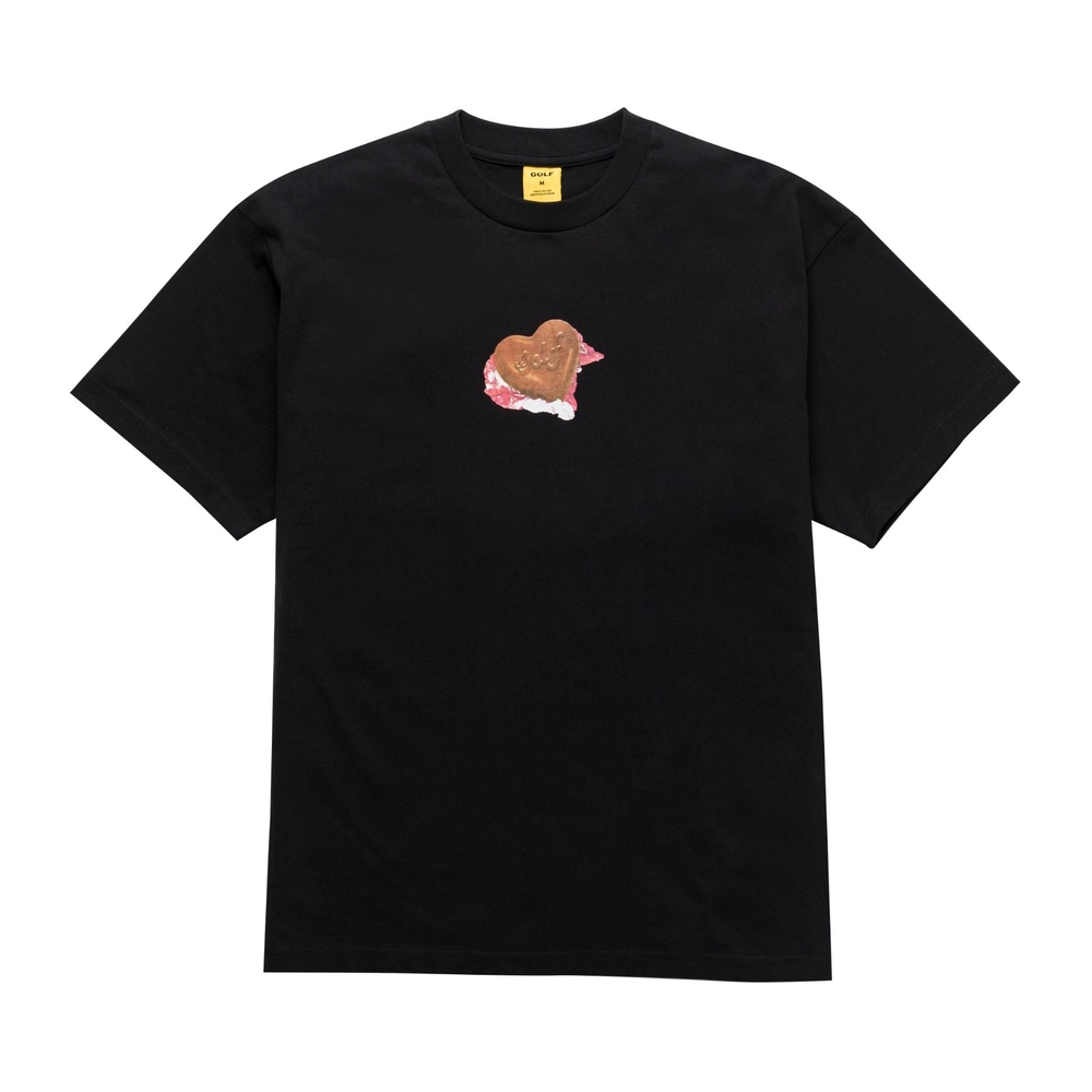 CHOCOLATE HEART TEE Black