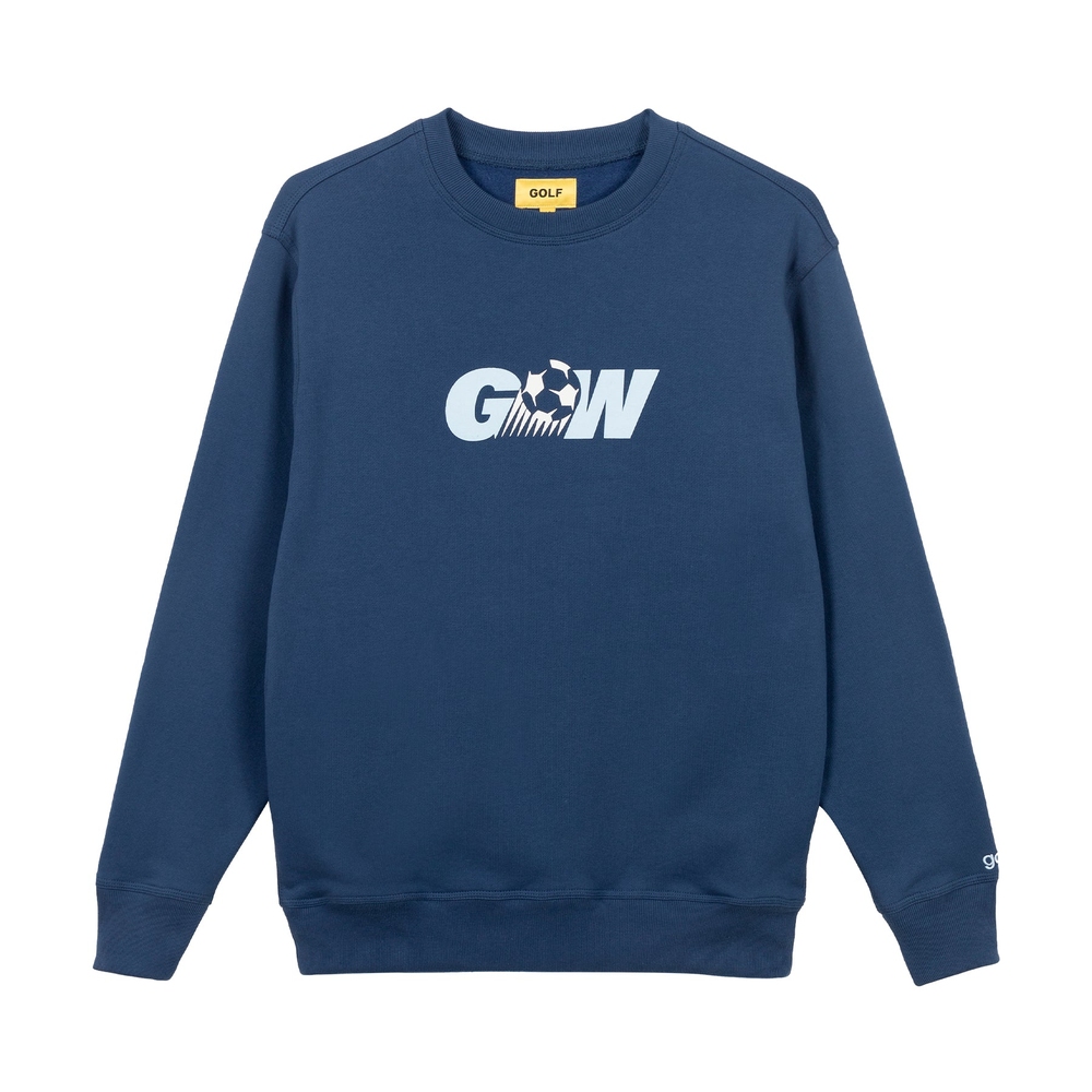 WAVY SOCCER TRACK CREWNECK Blue