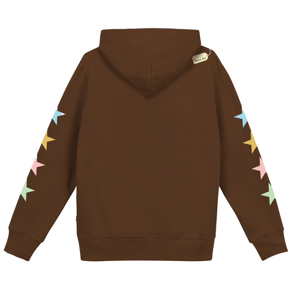 STAR STAMP HOODIE Brown