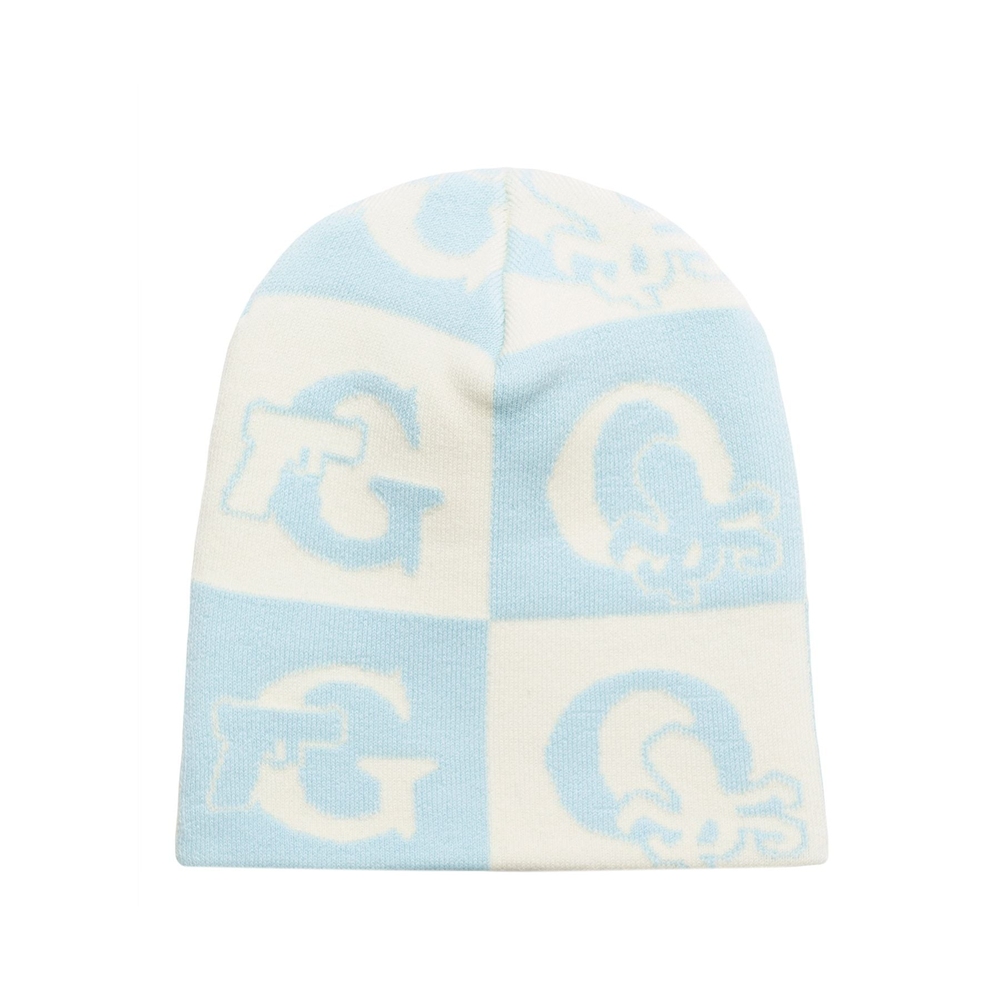 GOLF BLOCK BEANIE Blue