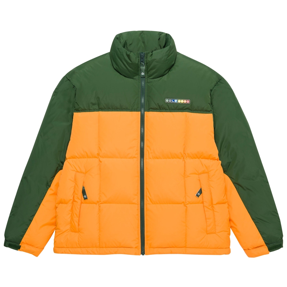 SPACE BOUTIQUE DOWN QUILTED JACKET Orange