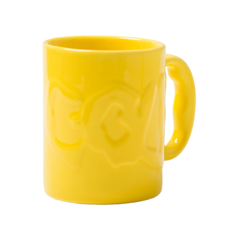 GOLF MELTED MUG Yellow