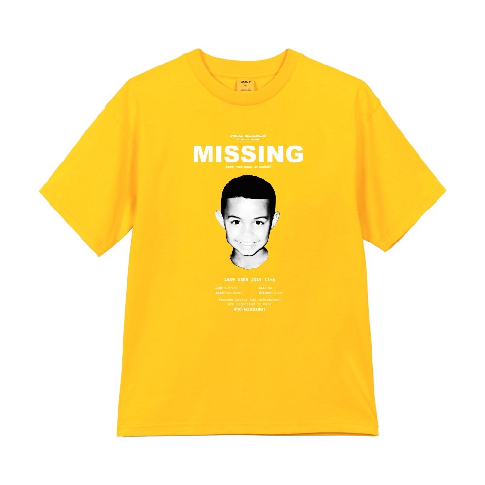 MISSING DRE TEE Yellow