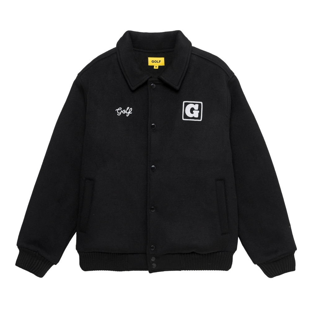 GOLFMATIC WOOL BOMBER Black