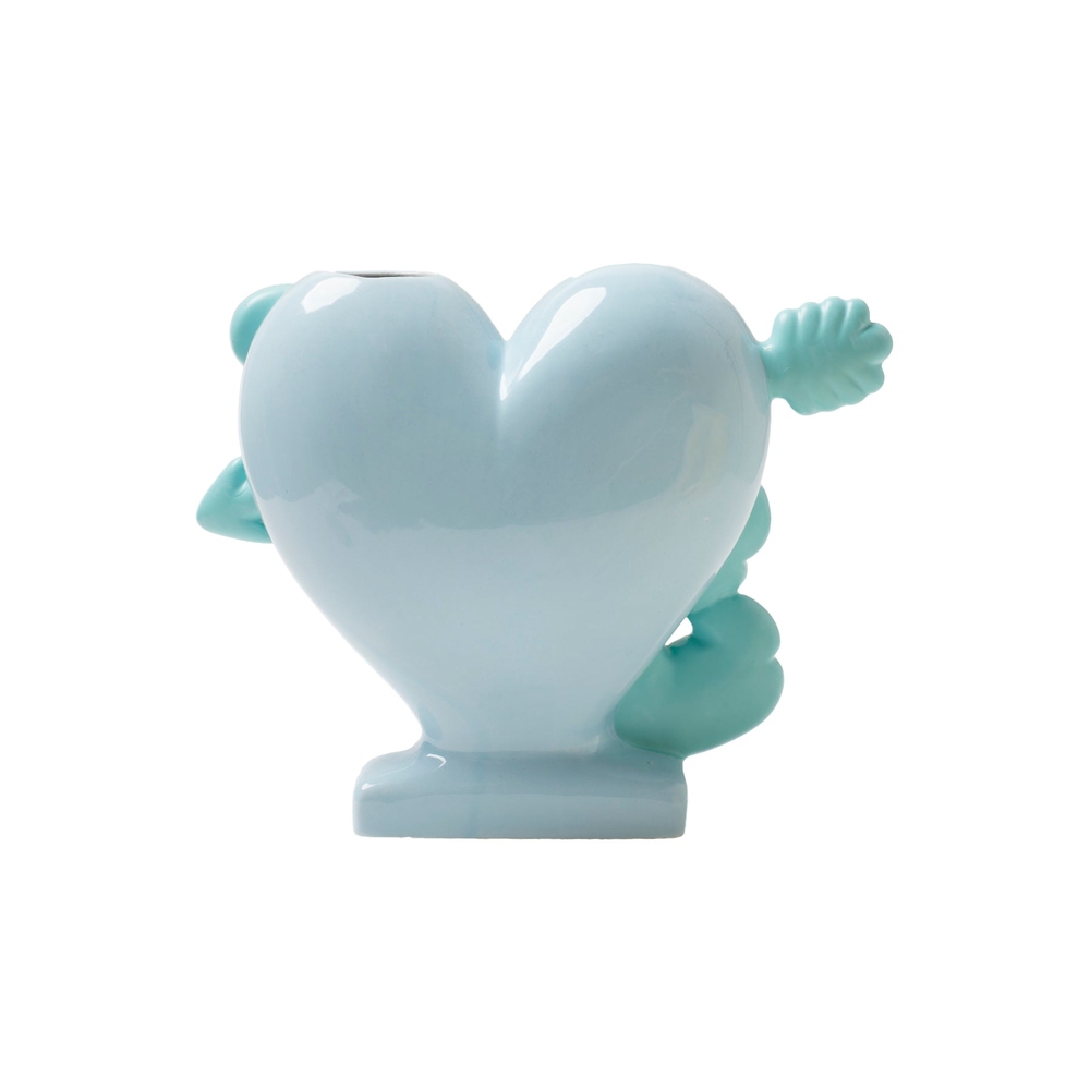 CUPID CERAMIC VASE Blue