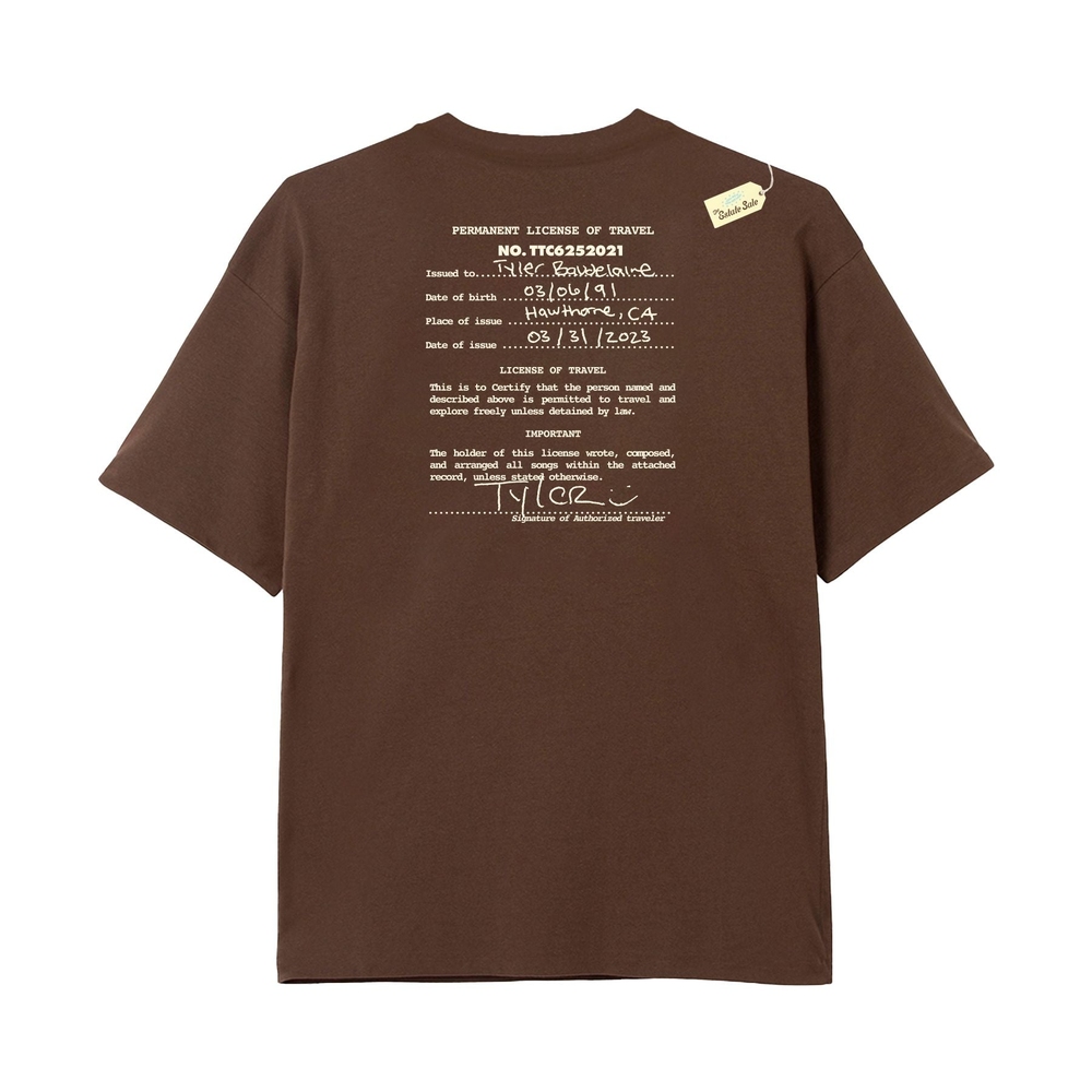 STAR STAMP TEE Brown