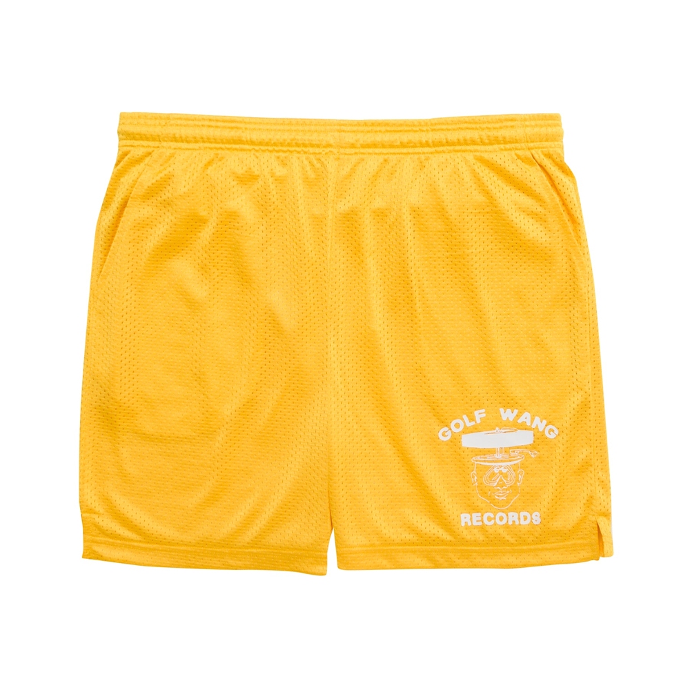 GOLF WANG RECORDS MESH SHORTS Yellow