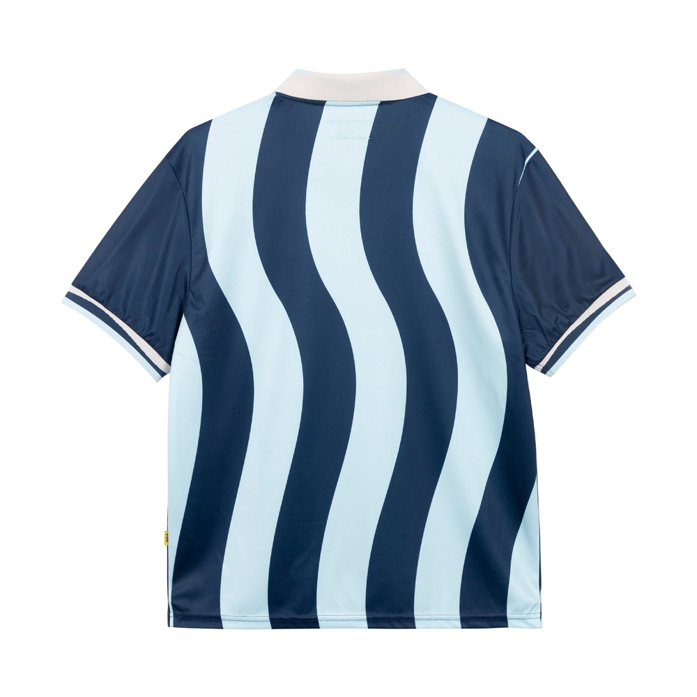 WAVY SOCCER POLO SHIRT Blue