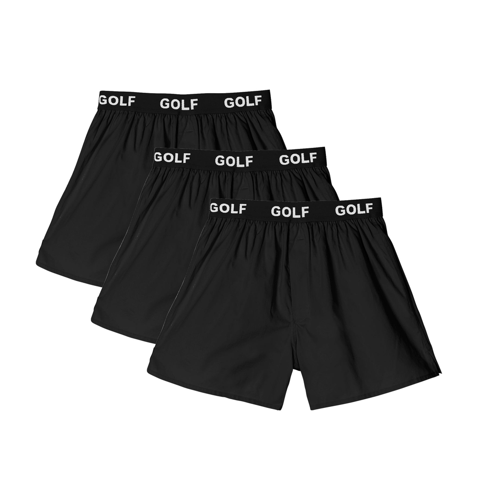 LOGO BOXERS 3PK Black