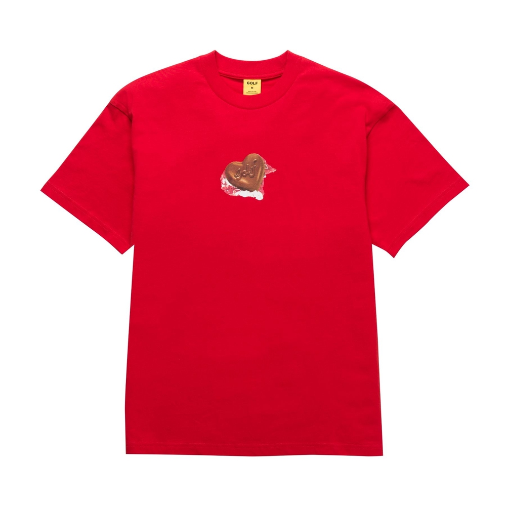 CHOCOLATE HEART TEE Red