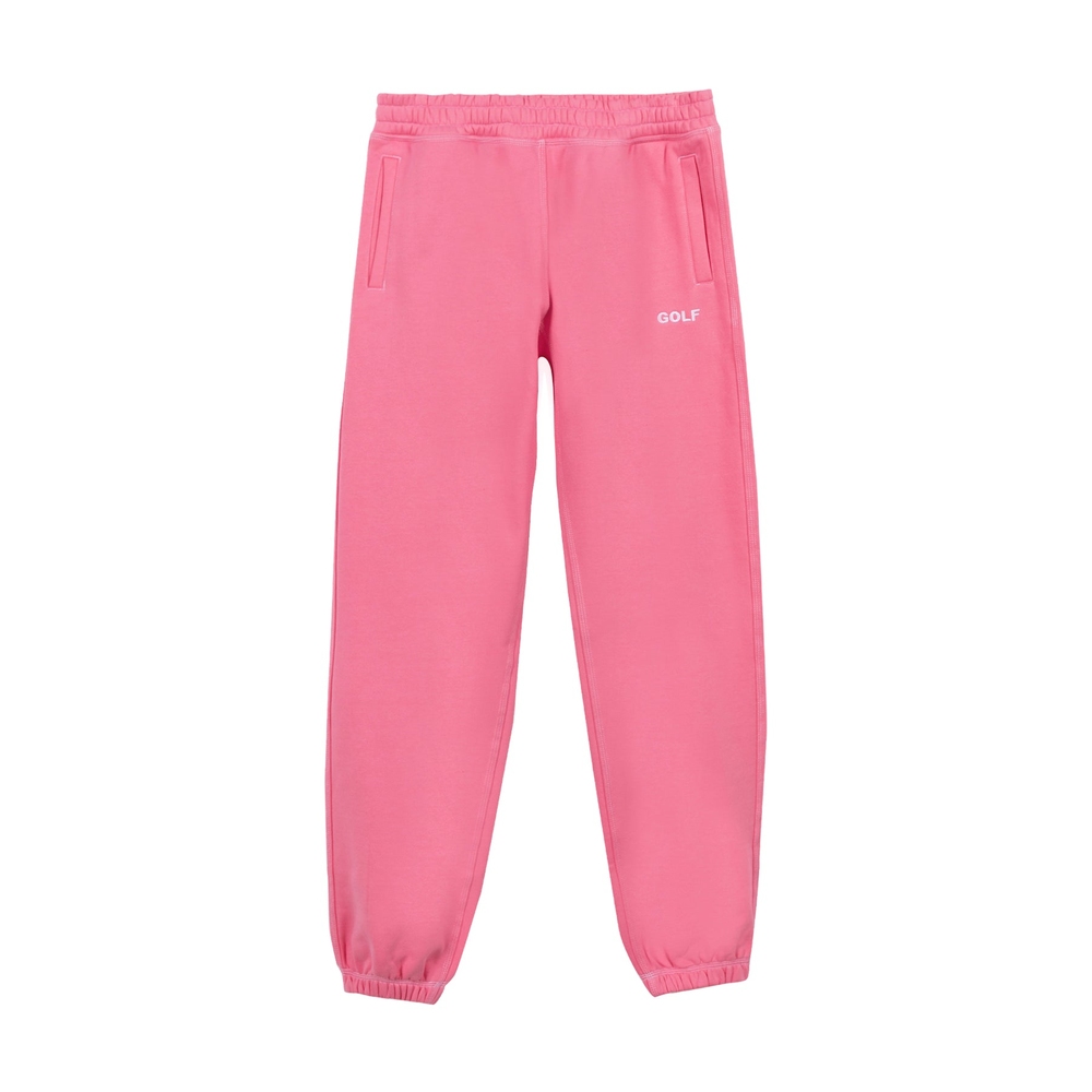 CONTRAST STITCH LOGO SWEATPANTS Pink