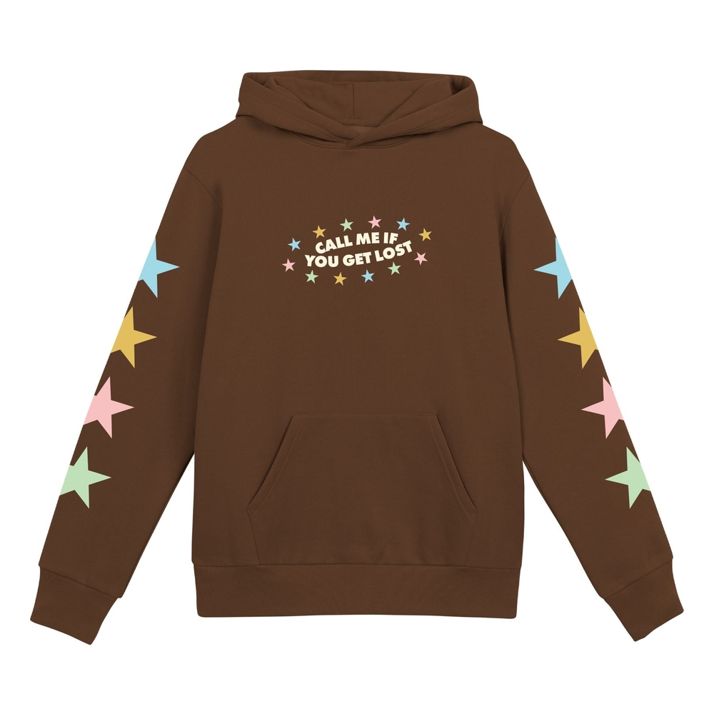 STAR STAMP HOODIE Brown