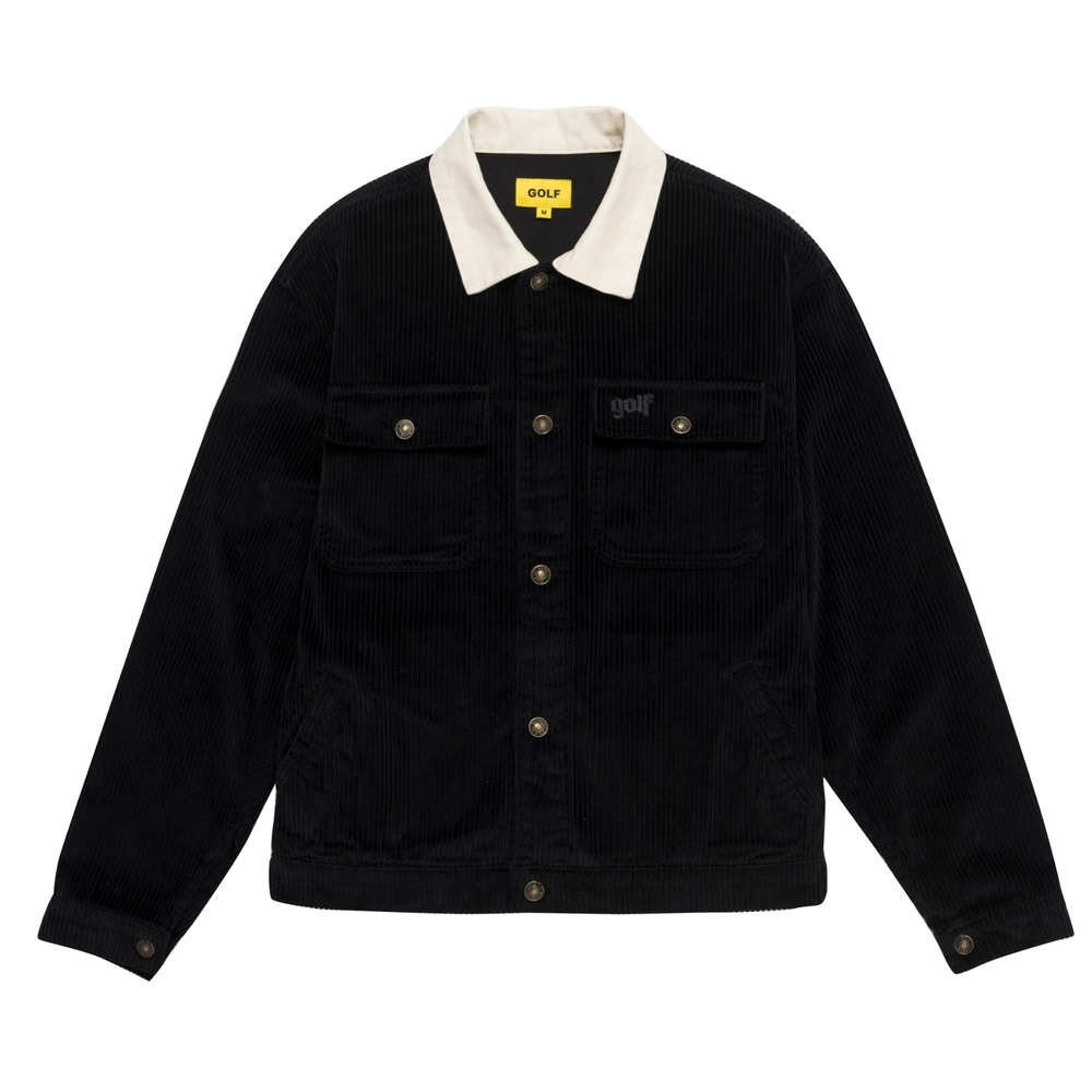 CORDUROY WORK JACKET Black