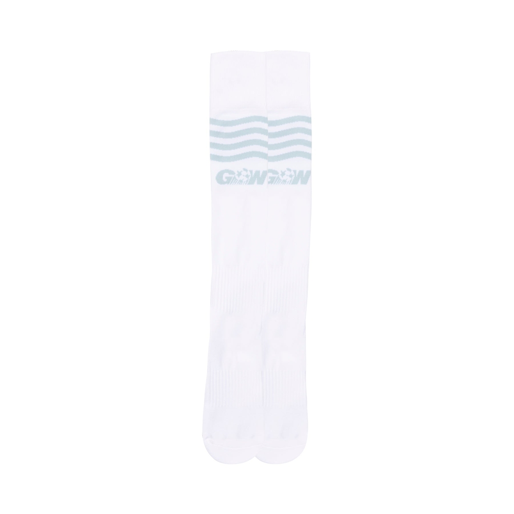 WAVY SOCCER SOCKS White